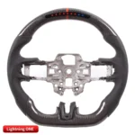 Carbon Fiber Customized Racing Wheels for Ford Mustang 2019-in Steering Wheel Auto Accessories - Image 7