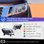 Headlights For Navara Headlights 20 14-20 21 NP300 Frontier LED Headlight LED DRL Auto Daytime Light - Image 7