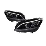 Car Headlights Assembly For Benz W205 C63 20 15-2021 C300 C260 Front Headlight Replacement DRL Daytime Light - Image 2