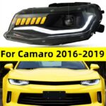 Auto Front Light for Camaro LED Headlight 20 16-20 19 DRL Turning Signal Brake Head Lamps Assembly