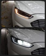 Car Goods For Ford Fusion Mondeo 20 13-20 16 Head lamp LED Headlight LED Dual Projector Headlights Replacement - Image 5