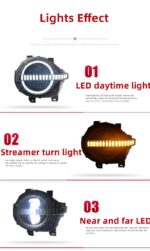 Full LED Headlights Assembly for TANK 300 20 21-2024 Modified Wild Horse LED Daytime Lights Flowing Turn Signals - Image 5