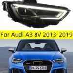 Car Headights for Audi A3 LED Headlight 20 13-20 19 A3 8V Head Lamp Projector Lens DRL Front Light