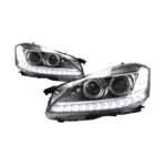 Car Headlights For Mercedes Benz W221 2006-2009 S300 S400 LED Light Replacement DRL High Beam Lens Daytime Front Headlight - Image 2