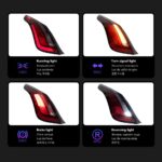 Car Styling Taillight for Jaguar XJ XJL 2010-20 18 XJL LED Tail Light DRL Rear Signal Brake Reverse Stop Lamp - Image 3