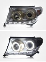 Car Light for Toyota 2007-20 15 Headlamp Assembly Land Cruiser Modified LED Daily Running Light Flow Turn Signal - Image 5