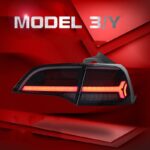 Auto Taillight For Tesla Model3 Taillight Assembly ModelY Modified OLED Pixel Running Light Flow Turn Signal Lights - Image 3