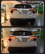Car Tail Lights For Honda HRV HR-V 2014-2021 LED DRL Q7 Style Running Signal Brake Reversing Parking Taillights - Image 3