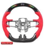 Racing Steering Wheel For Ford Mustang 20 16-20 18 Carbon Fiber Driving Steering System - Image 8