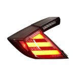 Car LED Taillights For Honda CIVIC 10th Hatchback 20 16-20 21 Mugen Style Tail Light Assembly DRL Turn Signal Brake Lamp - Image 2