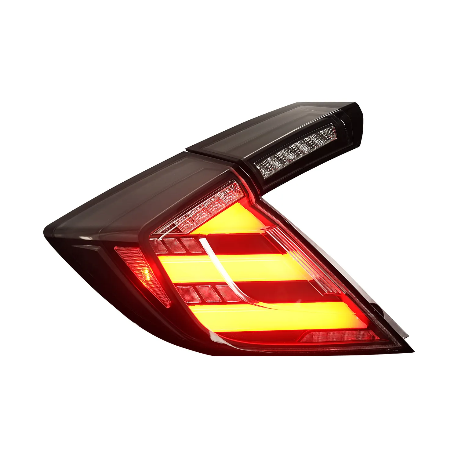 Car LED Taillights For Honda CIVIC 10th Hatchback 20 16-20 21 Mugen Style Tail Light Assembly DRL Turn Signal Brake Lamp