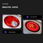 LED taillight for VW Beetle Tail Lights 2006-2012 Taillights Rear Dynamic Turn Signal Fog Lamp Auto Assembly - Image 4