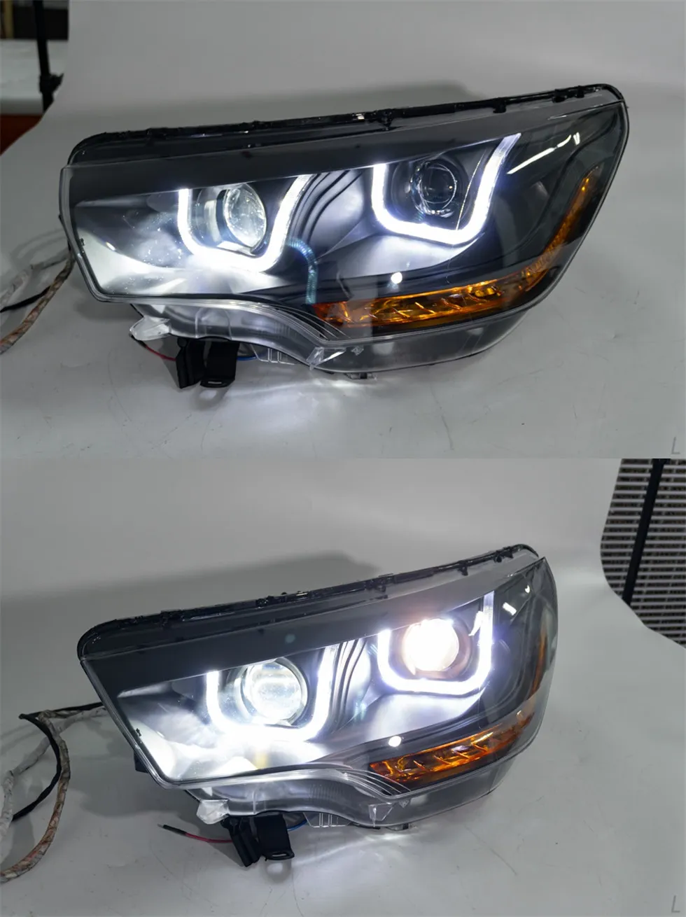 Headlight Assembly Citroen C4L Headlights 20 13-20 16 Upgrade LED Lens Headlight Daytime Running Light