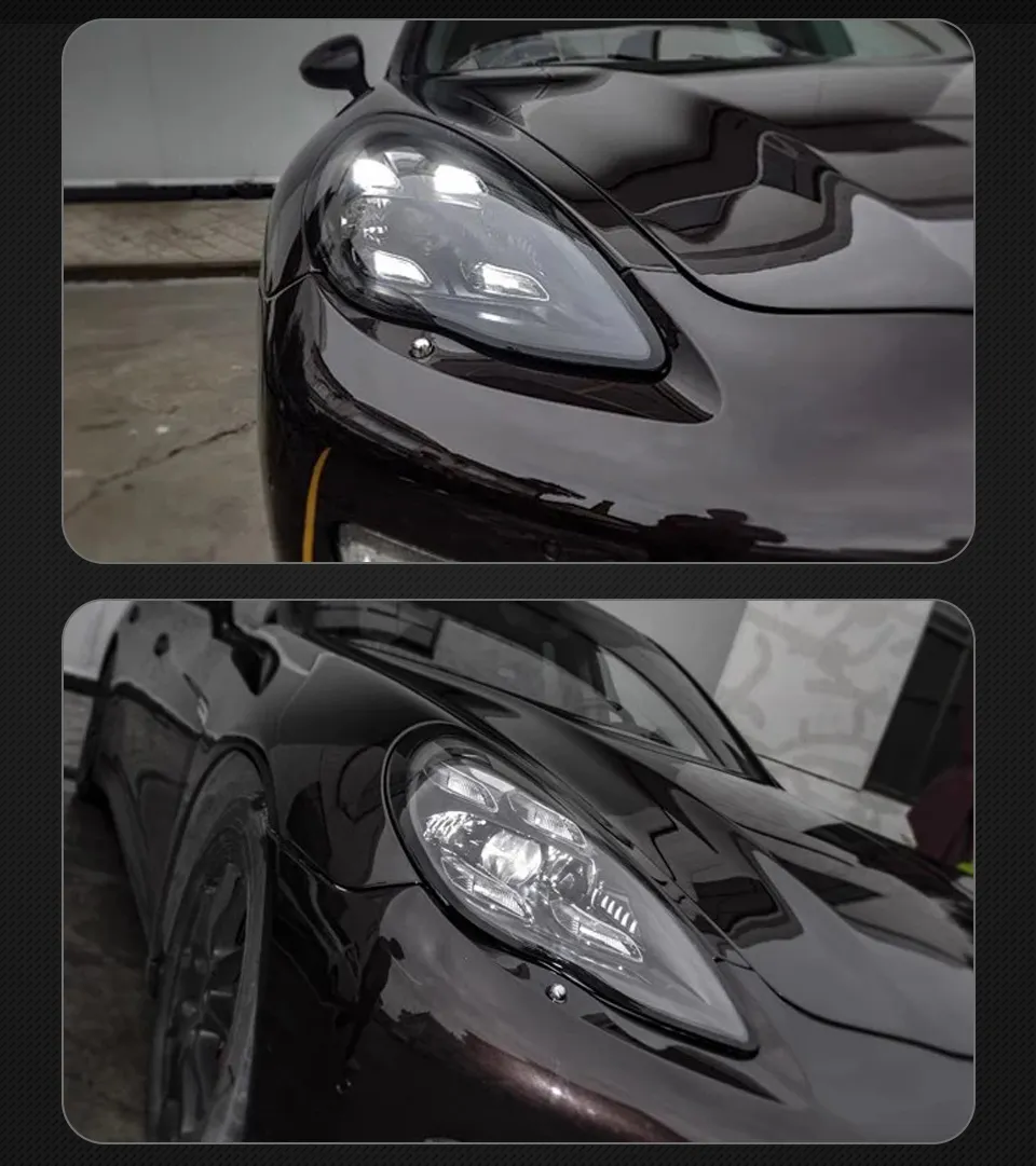 Car Light Assembly for Porsche Panamera 970 Headlights 2010-2013 Upgrade PLDS Style LED Headlights Plug n Play