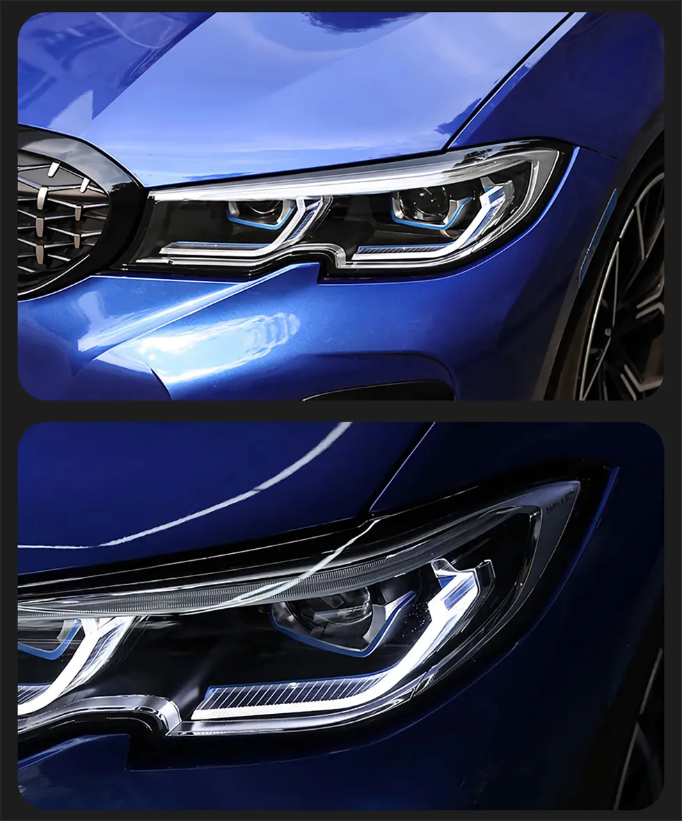 For BMW G20 Headlights 20 19-20 21 latest Laser Style M3 LCI LED Daytime Lights Dual Projector Car Headlight