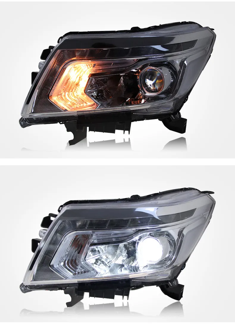 Car Tuning Headlights for Navara 20 14-2022 Headlight Assembly NP300 Upgrade High-end LED Daytime Running Light Lens