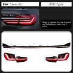 Car Taillights For BMW 7 Series G11 G02 Tail Lights G12 Style LED Turn Signal Tail Light DRL Brake Reverse Stoplight - Image 7