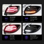 Taillights For Peugeot 206 Tail Lights 2004-2008 206CC LED Tail Lamp 207 LED DRL Brake Signal Reverse Lights - Image 2
