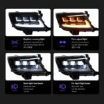 Car LED Lights Upgrade For Toyota Hilux VIGO LED Headlight 2011-2014 Front Lights Dynamic Signal Head Lamp - Image 4