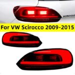 Car Styling Taillight For Scirocco Tail light 2009-20 15 Styling LED Running Lights Sequential Signal Lights Rear Brake Reverse Modified