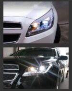 Car Headlights Assembly For Malibu 2012-20 15 LED Front Head Lights Daytime Light DRL Dynamic Turn Signal - Image 3