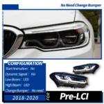 Car Lights for BMW G30 LED Headlight 20 17-20 20 525i 530i 535i 540i Head Lamp DRL Signal Lamp - Image 7
