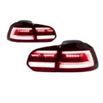 Car Styling Rear Taillight For VW Golf 6 MK6 2009-2012 Tail Light LED DRL MK8 Style Running Signal Brake Reversing Taillights - Image 3