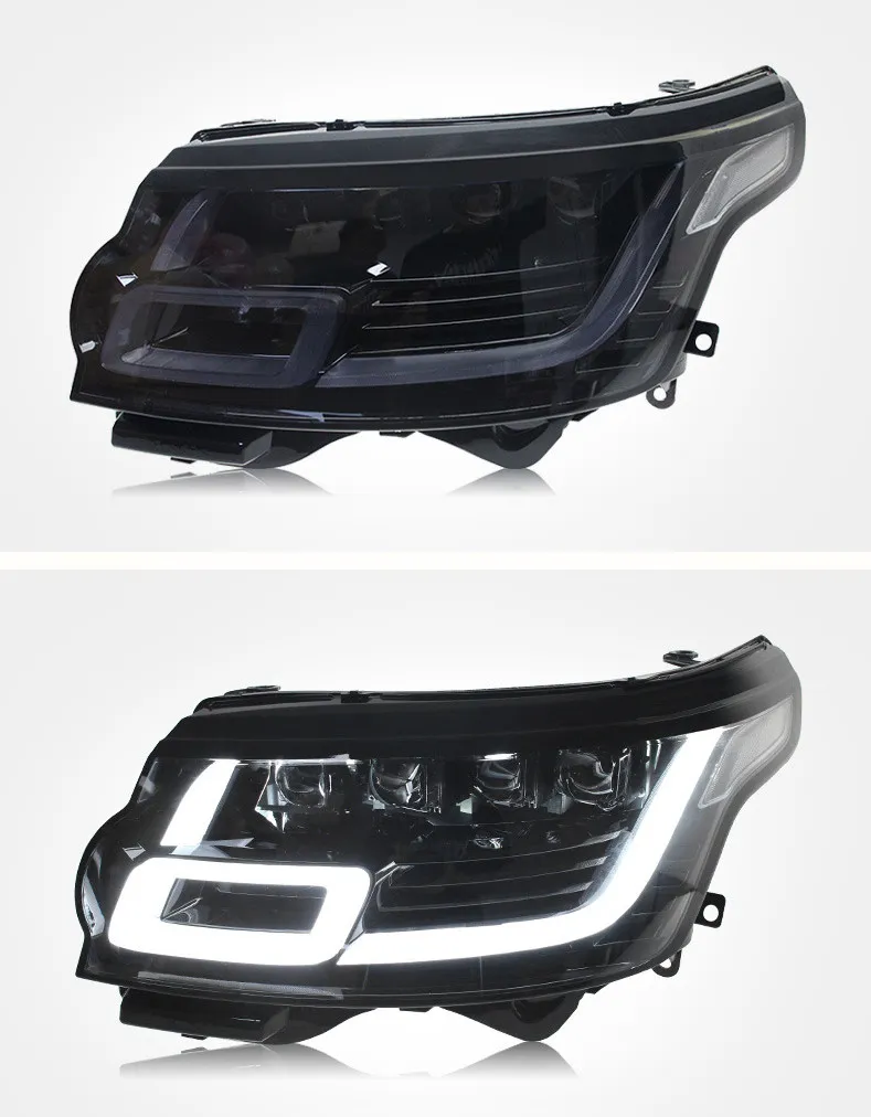 Car Styling Head Lamp For Land Rover Headlight 2014-20 17 Range Rover Executive Edition LED Lens Turn Signal Daytime Light