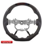 Genuine Carbon Fiber LED Custom Steering Wheels Compatible for Toyota Land Crusier Prado Crown Alphard - Image 5