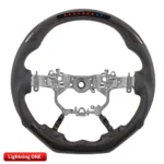 Genuine Carbon Fiber LED Custom Steering Wheels Compatible for Toyota Land Crusier Prado Crown Alphard - Image 7