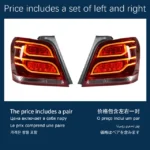 Car Lights For Benz GLK 20 08-20 15 X204 GLK200 GLK260 GLK300 LED Auto Taillight Assembly Upgrade Brake Reverse - Image 6