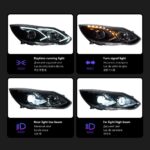 Car Light Assembly for Ford Focus 2012-2014 Focus 3 Front Daytime Lamp LED Signal Headlight Projector Lens - Image 3