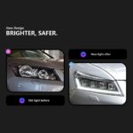 LED Headlight for Accord 2008-2012 Dynamic Signal LED DRL Hid Head Lamp Angel Eye 4 lens Headlights - Image 2