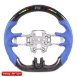 Carbon Fiber Customized Racing Wheels for Ford Mustang 2019-in Steering Wheel Auto Accessories - Image 3