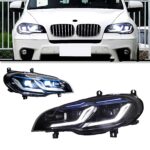 LED Headlights BMW X5 E70 Headlights 2009-2013 Dual L Blue Styling DRL Signal High Beam Head Lamp