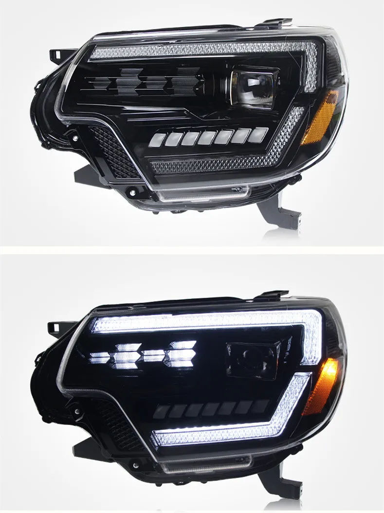 LED Headlight for Toyota Tacoma 20 12-20 15 LED Front Headlights Replacement DRL Daytime light Projector Facelift