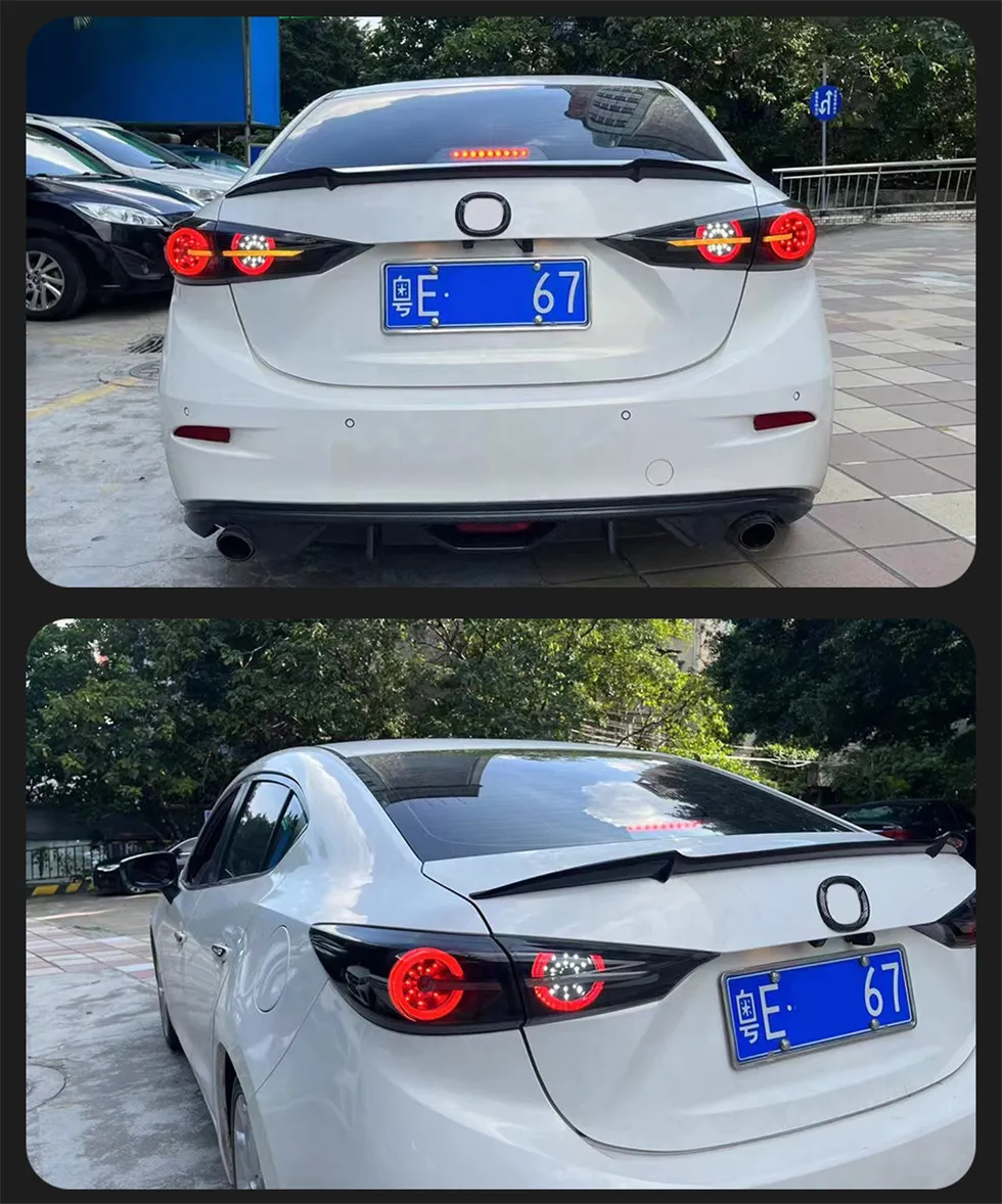 Auto Taillight For Mazda 3 LED Taillight 2014-20 19 Axela Styling LED Running Lights Sequential Signal lamp