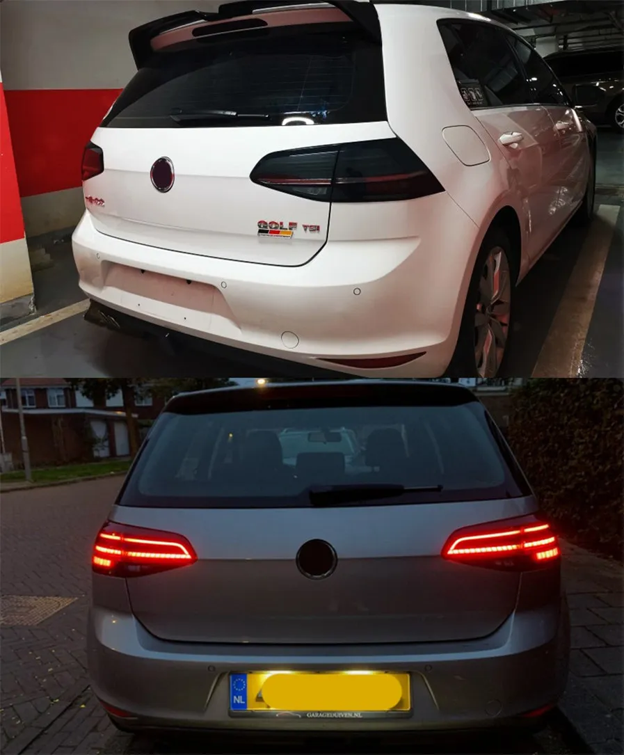Outdoor Light Bulbs Taillights for VW Golf 7 LED Tail Light 20 13-20 19 Golf 7.5 MK7 Rear Stop DRL Animation Brake Lights
