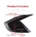 Full LED Taillight for Honda G10 Civic Taillight Assembly LED Dragon Scale Running Light Tail Turn Brake Reversing Light - Image 3