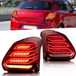 Cars Tail Lights For Suzuki Swift 20 17-20 20 LED Sequential Turn Signal Lights Rear Brake Parking Lights - Image 2