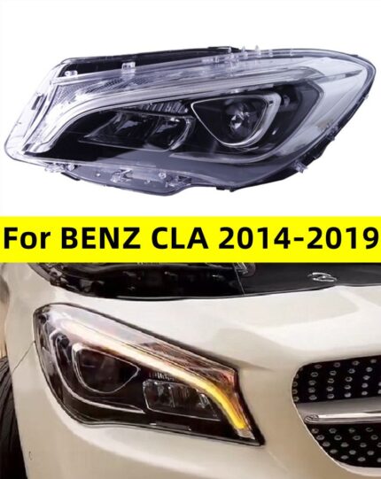 Car Front Headlamp For BENZ CLA 2014-20 19 Headlights DRL Dynamic Turn Signal High Beam Projector Lens