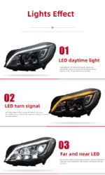 Car Lights Assembly For For Mercedes Benz CLS W218 20 12-20 17 Headlight LED Daytime light Turn Signal Accessories - Image 5