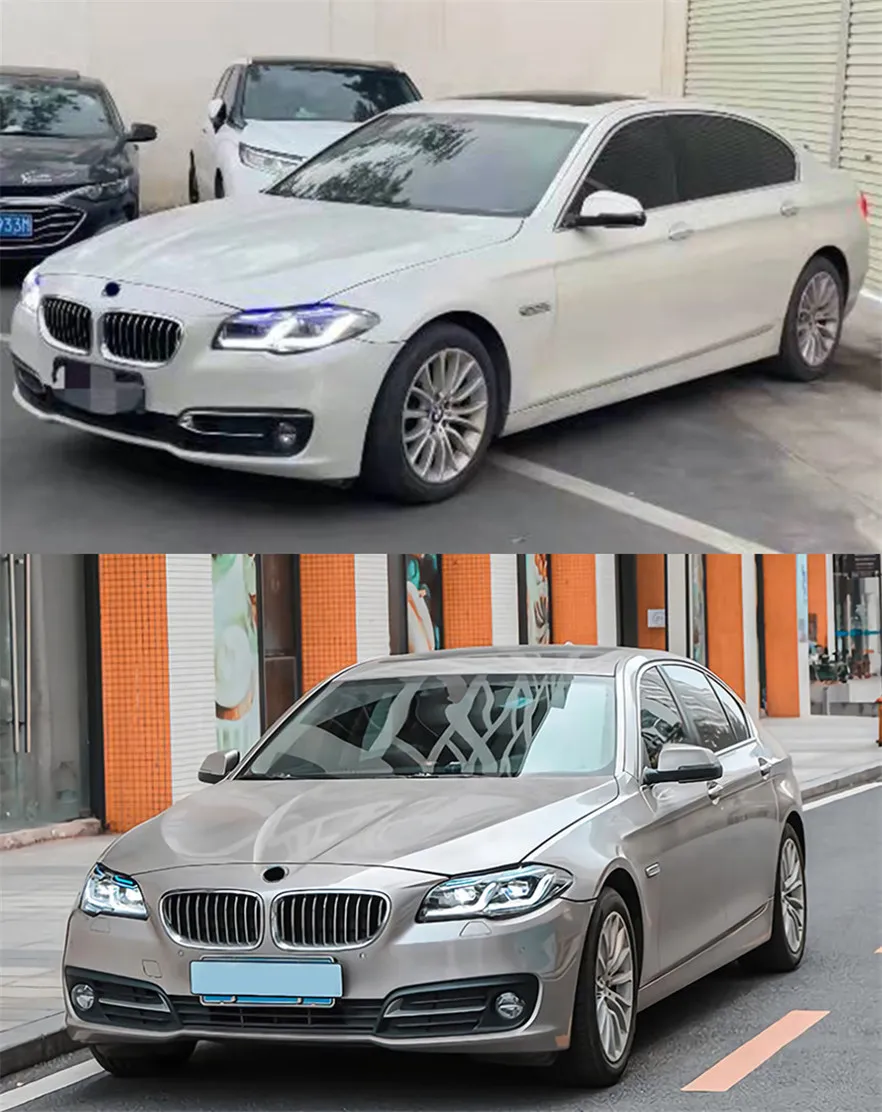 Car Lights for BMW F10 LED Headlight Projector Lens 20 10-20 16 F18 520i 525i 530i F11 Front DRL Signal Automotive Accessories