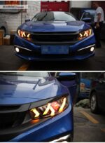 For Honda CIVIC G10 Upgrade Lamborghini Style LED Headlamp Assembly LED Daytime Running Light Streamer Turn Signal - Image 5