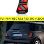 Car Taillights for BMW Mini MINI R50 2001-2006 Steering LED Tail Light Assembly Reversing Brake Lights