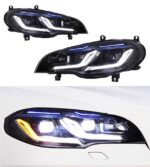 Full LED Headlight For X5 E70 2007-2013 Dual L Blue Styling LED Daytime Lights Dynamic Turn Signals Car Accessories