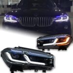 LED Headlights For BMW X5 F15 2014-20 18 X6 F16 LED Auto Headlights Assembly Upgrade M5 Competition Design Bicofal Lens Kit Accessories - Image 4