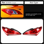 LED Car Rear Lamp Assembly for Hyundai Rohens Coupe 2009-2012 Brake Reverse Taillight LED DRL Signal Lights - Image 7