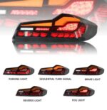 Taillights for BMW 5 series G30 G38 20 17-20 22 Stoplight LED Tail Light Assembly Dragon Scale Accessories - Image 5