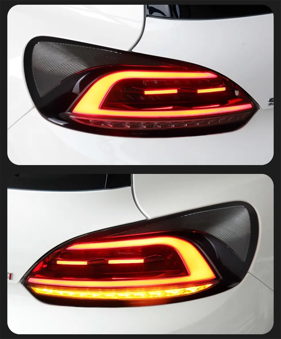 Auto Rear Lamp For VW Scirocco Tail light 2009-2014 Full LED Styling LED Running Lights Sequential Signal Taillight